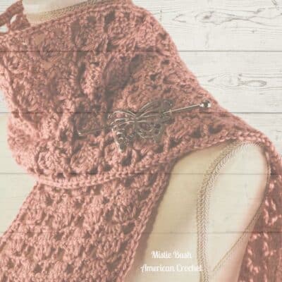 Duet Scarf Crochet Pattern – Lacy Crochet Scarf for Beginners