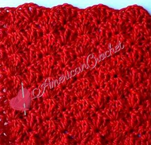 Strawberry Sherbet Toffee Coaster | Free Crochet Pattern | American Crochet @americancrochet.com #freecrochetpattern