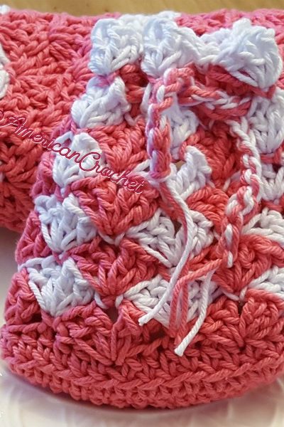 Strawberry Truffle Soap Cozy free crochet pattern