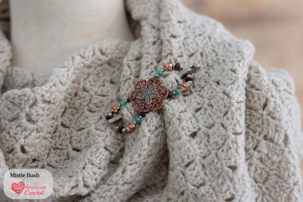 Vintage Linen Shawl Crochet Pattern - Image 3