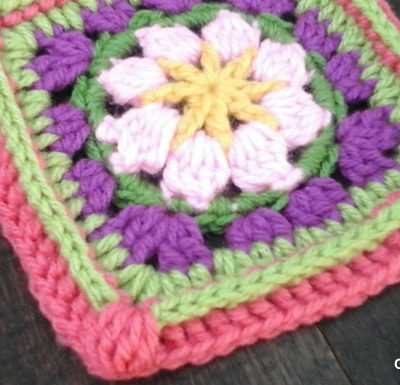 Wildflower Granny Square