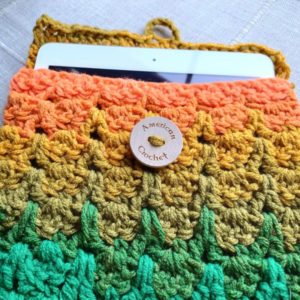 Confetti Tablet Cover | Crochet Pattern | American Crochet @americancrochet.com