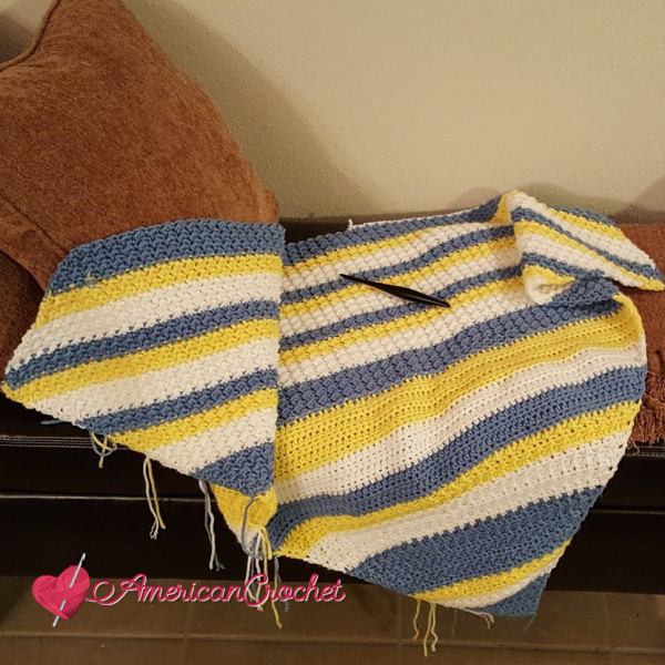 Special Memories Blanket Part Three | American Crochet @americancrochet.com #americancrochet #crochetalong