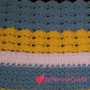 Winter Wonder Blanket Part Four | American Crochet @americancrochet.com #americancrochet #crochetalong