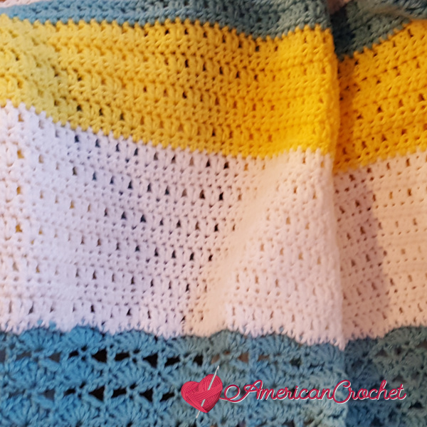 Winter Wonder Blanket Part Five | American Crochet @americancrochet.com #americancrochet #crochetalong