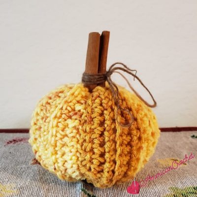 Quick Crochet Pumpkin Pattern | Blessed Pumpkin