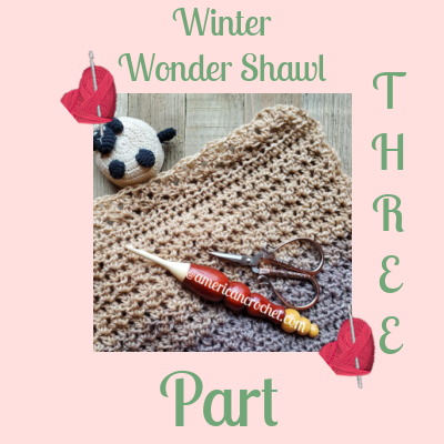 Winter Wonder Shawl Part Three