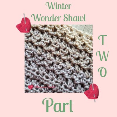 Winter Wonder Shawl Part Two