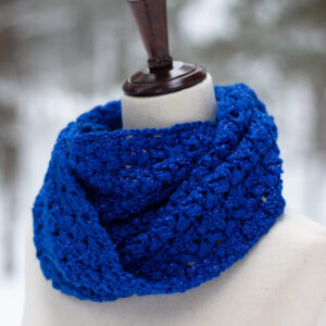 Royally Sapphire Cowl Crochet Pattern PDF