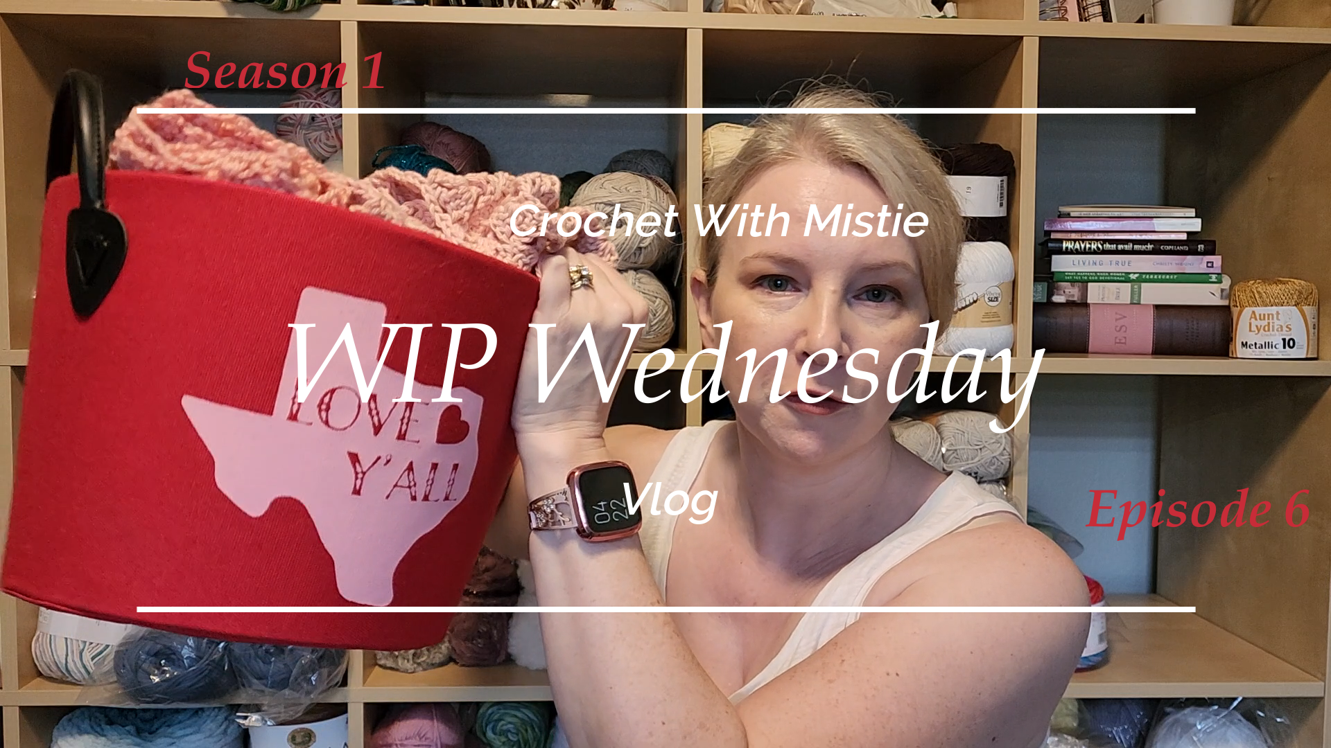 Crochet With Mistie Vlog WIP Wednesday Epidsode 6 Season 1 | American Crochet @americancrochet.com