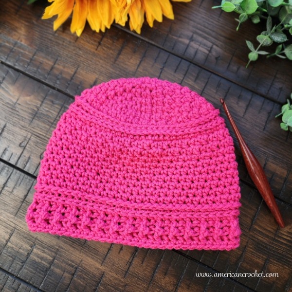 The Reba Beanie crochet pattern PDF, American Crochet